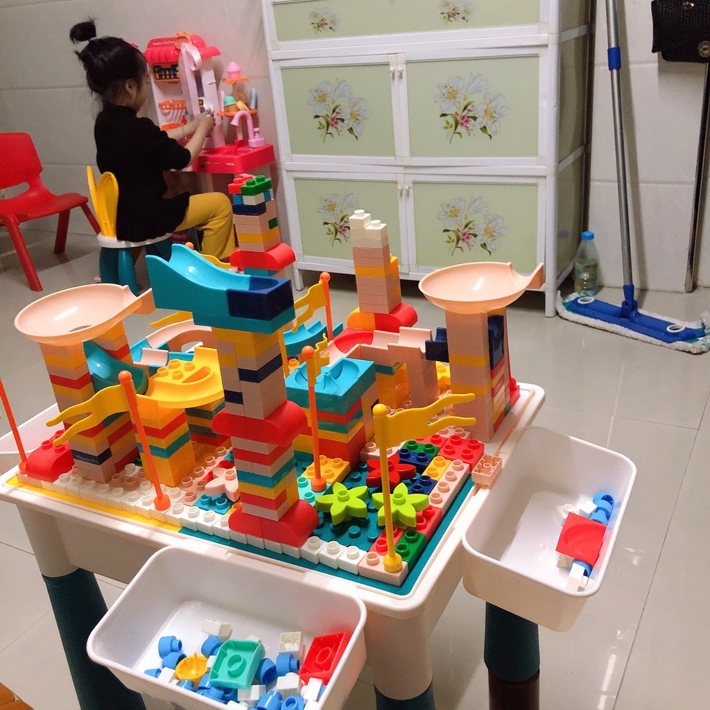 Đồ chơi phát triển trí tuệ Bàn xếp lego đa năng cho bé Nhập khẩu chính hãng cao cấp