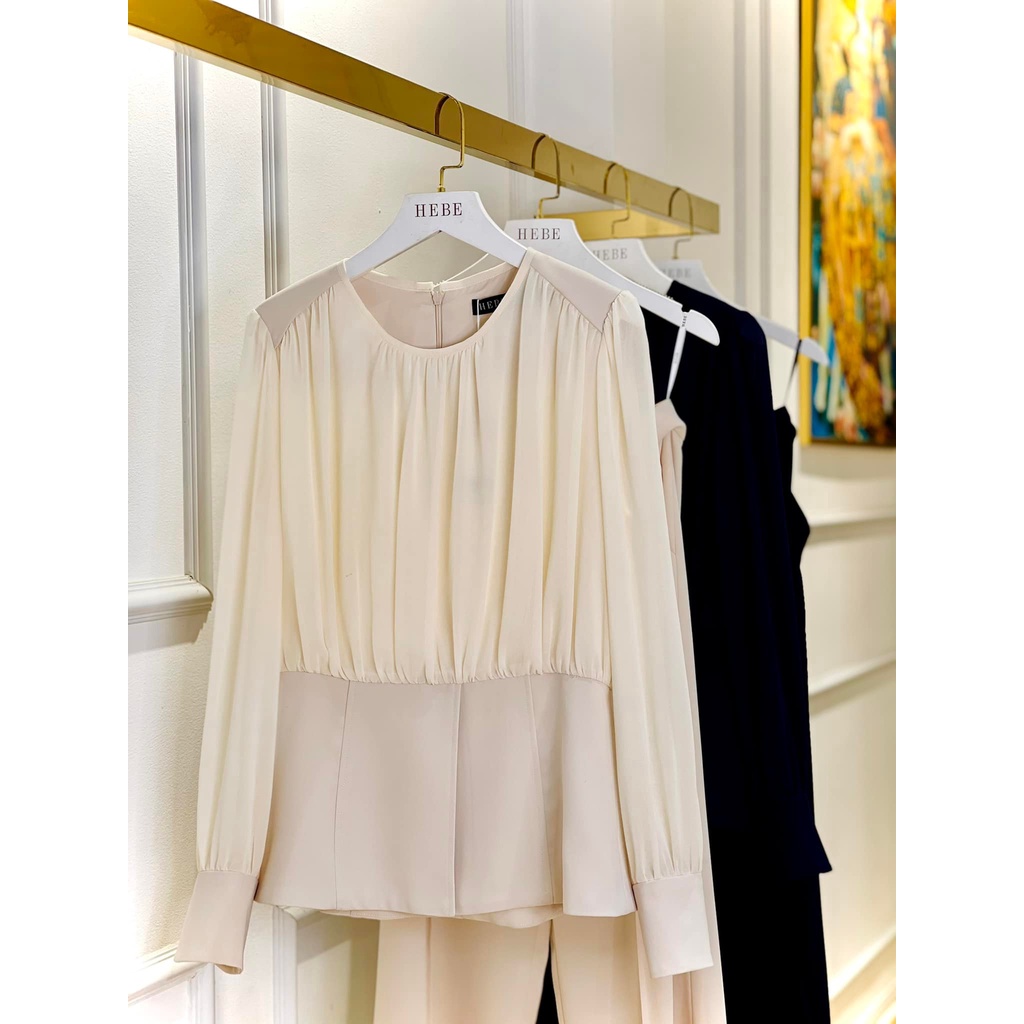 Sét đồ công sở áo sơ mi, quần xuông_HebeDesign_thời trang công sở.