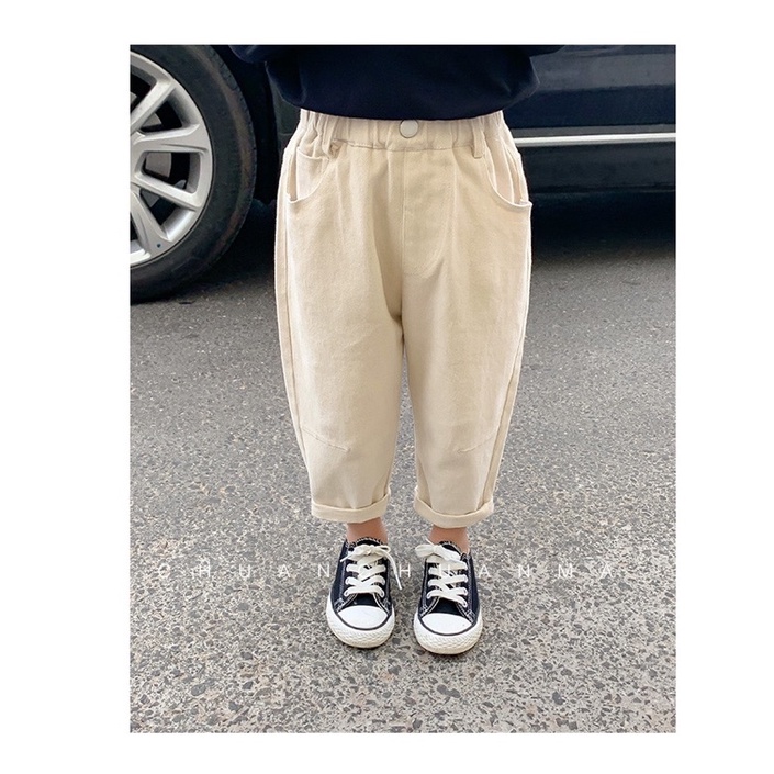 Quần Baggy Kaki Siêu Đẹp Cho Bé