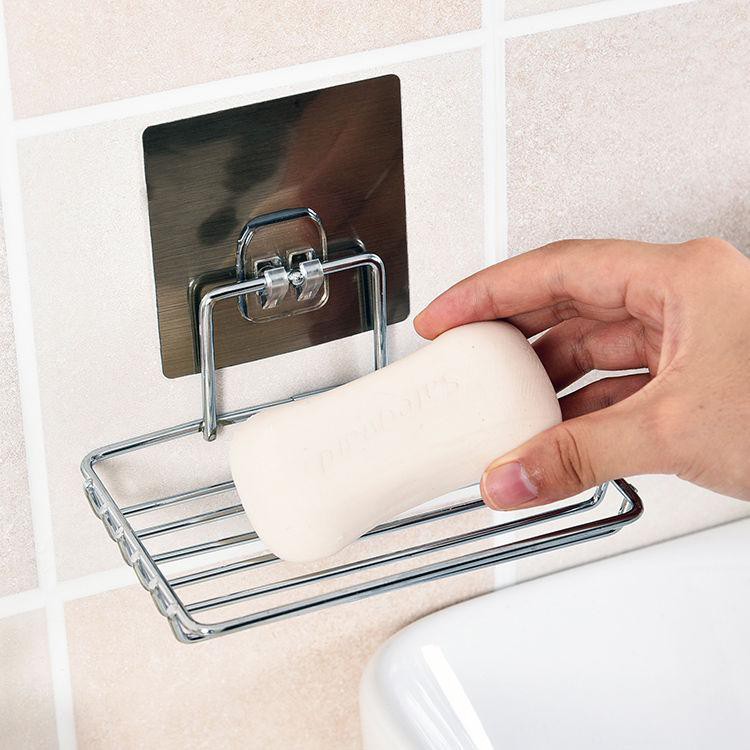 Miếng Dán Tường Treo Đồ Đa Năng Dạng Gài Miếng Dán Kệ Nhà Tắm Siêu Bám Dính Chắc Chắn