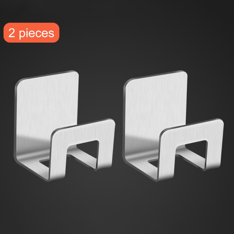 Set 2 Giá Đỡ Miếng Xốp Rửa Chén Gắn Tường Tiện Lợi