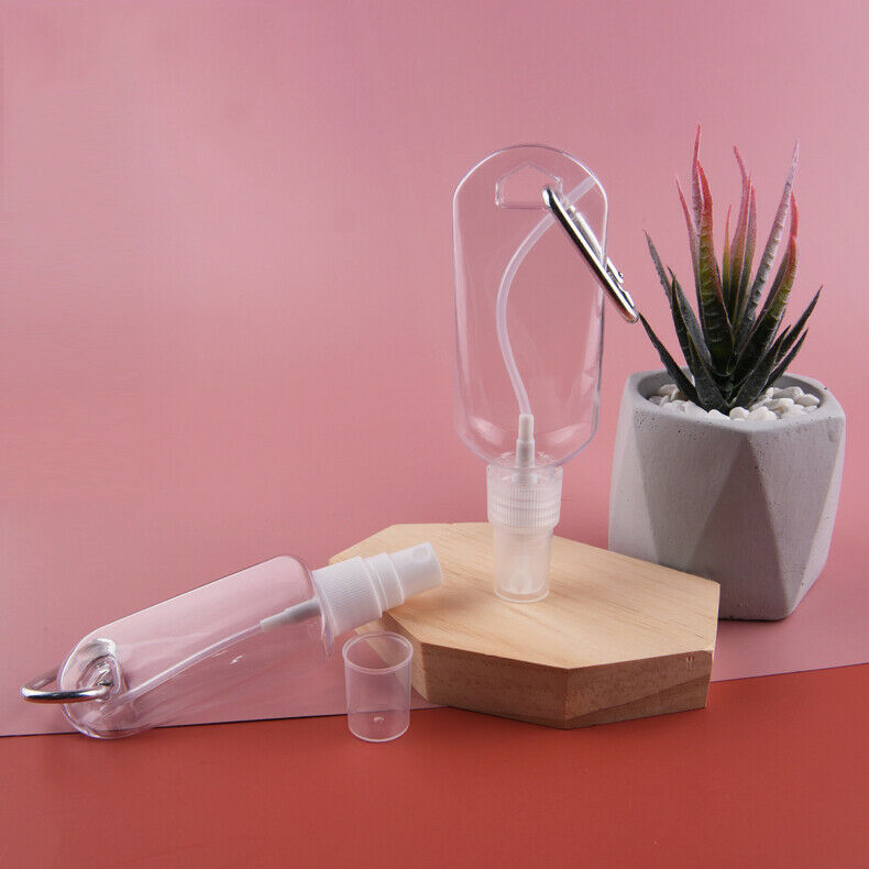 (Hàng Mới Về) Chai Rỗng 30ml 50ml Đựng Mỹ Phẩm Có Móc Khóa Tiện Dụng