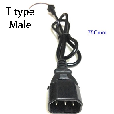 Dây Cáp Sạc Pin Lithium Li-ion GX12 T type Canon Cho Xe Đạp