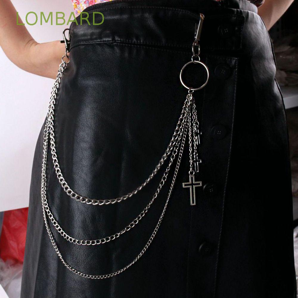 Dây Xích Kim Loại Hai Lớp Đeo Thắt Lưng Quần Jeans Phong Cách Hip Hop Cá Tính Dành Cho Nữ