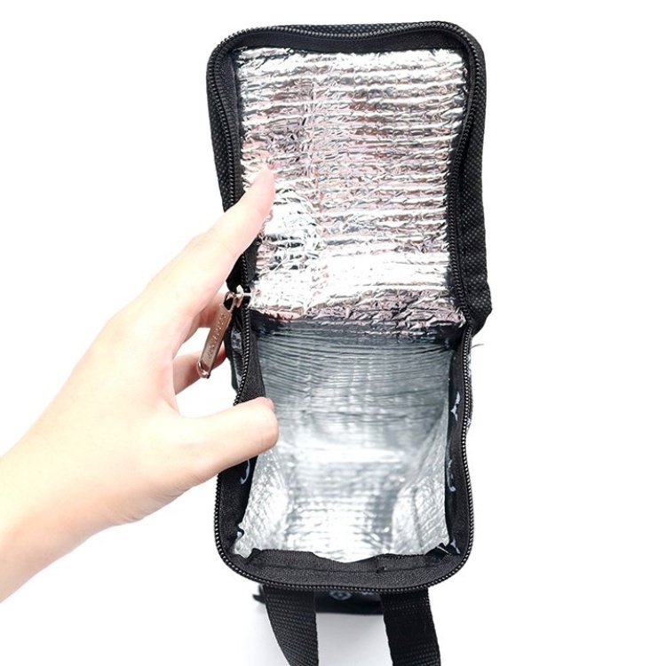 Túi giữ nhiệt bình giữ nhiệt 2 lớp giữ nhiệt có dây kéo và quai xách chắc chắn cao cấp - giao mẫu ngẫu nhiên