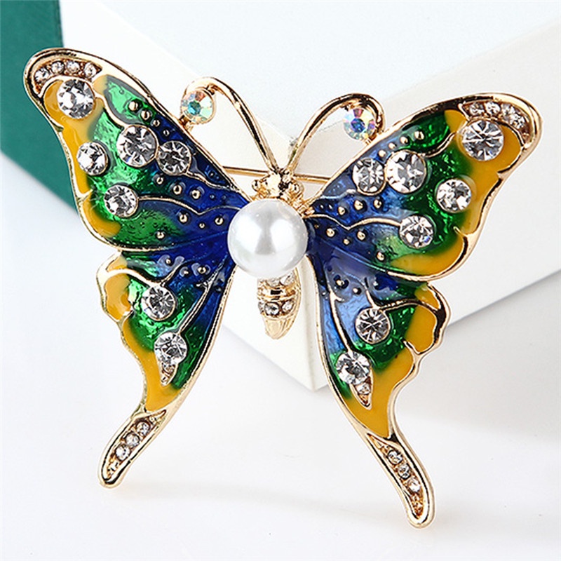 Y●Ghim Cài Áo Hình Chú Ong Nhỏ Đính Đá Pha Lê