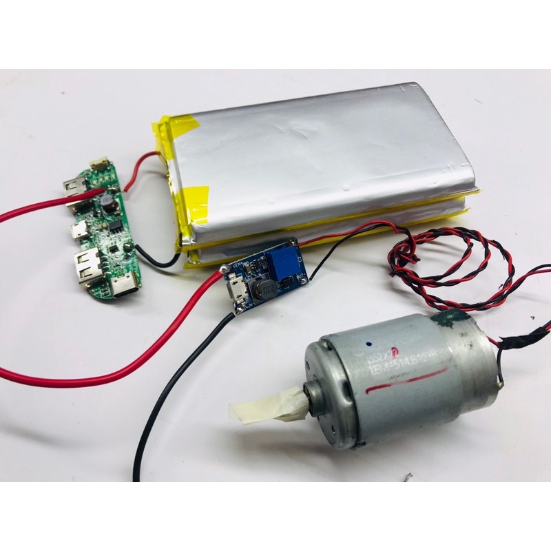 Pin lithium 20.000mah kèm mạch kích 12V