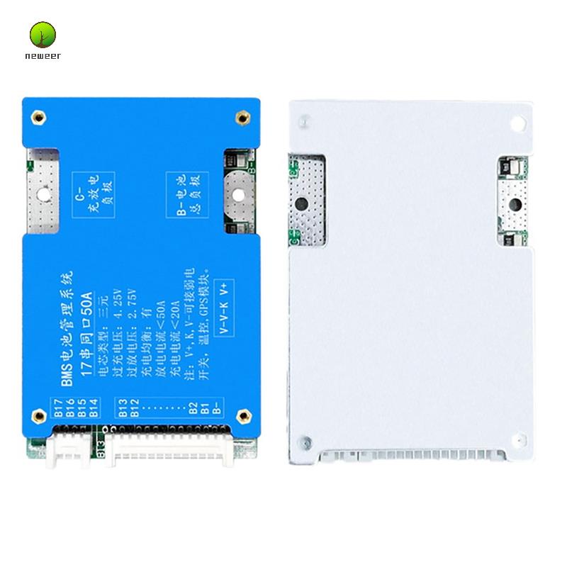 Bảng bảo vệ pin sạc 18650 Bms 17S 30A 60v li-ion