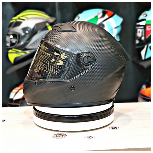 Mũ Bảo Hiểm - Nón Bảo Hiểm fullface AC 01 AC O1 Màu Carbon Chính Hãng giá rẻ.