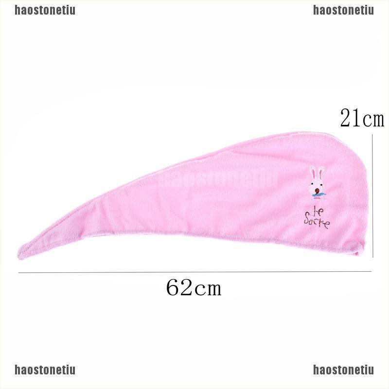 MICROFIBER Nón Trùm Đầu Giúp Làm Khô Tóc Siêu Tiện Lợi Dành Cho Nữ