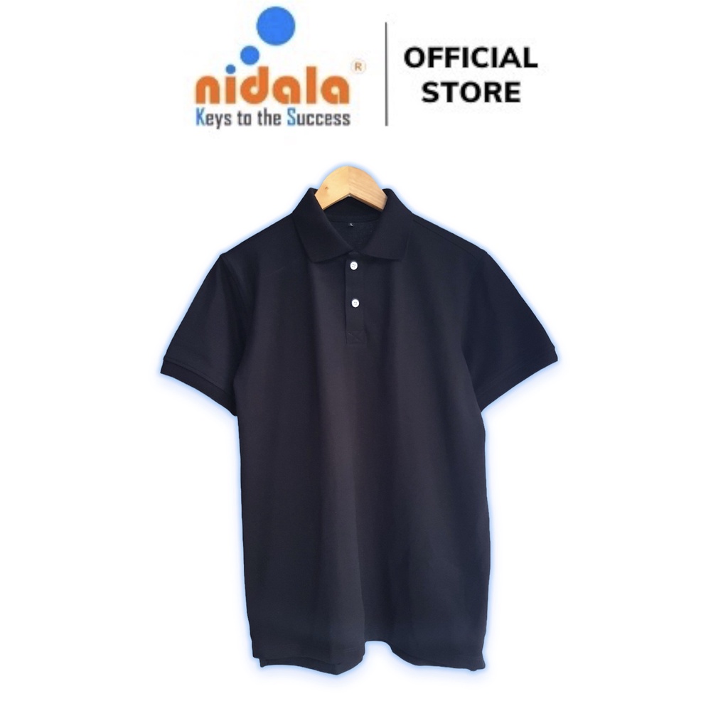 Áo thun polo cổ bẻ Nam NIDALA  dáng vừa vặn, áo phông ngắn tay sang trọng, chất liệu thun cá sấu cao cấp