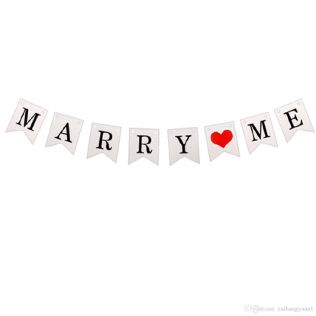 Dây chữ treo bìa giấy trang trí đám cưới, cầu hôn, tình yêu ( đặt chữ theo yêu cầu)