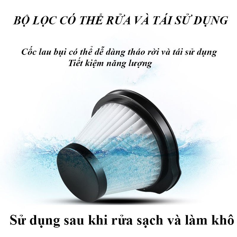 MÁY HÚT BỤI máy hút bụi gia đình đa năng Deerma Dx115C, DX901 lõi lọc hepa