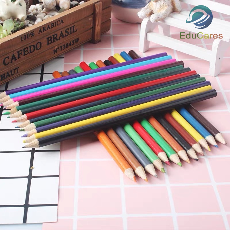 Bộ hộp bút chì màu loại 12 màu, 18 màu, 24 màu
