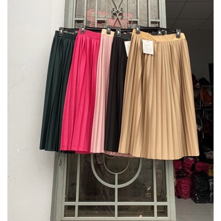 chân váy dập li dài bigsize 60-95kg