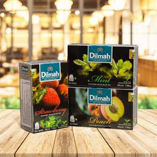 Trà Dilmah vị hương Dâu, Đào, Bạc Hà