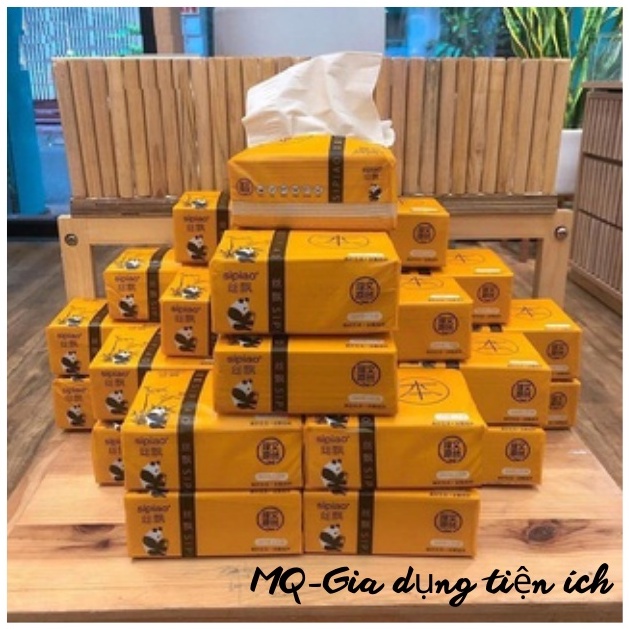 GIẤY ĂN GẤU TRÚC SIPIAO THÙNG 30 GÓI [Hàng chuẩn]