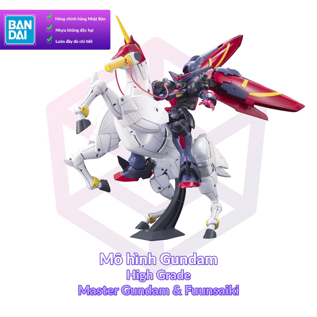 Mô hình Gundam Bandai HG 128 Master Gundam &amp; Fuunsaiki 1/144 G Gundam [GBD] [BHG]