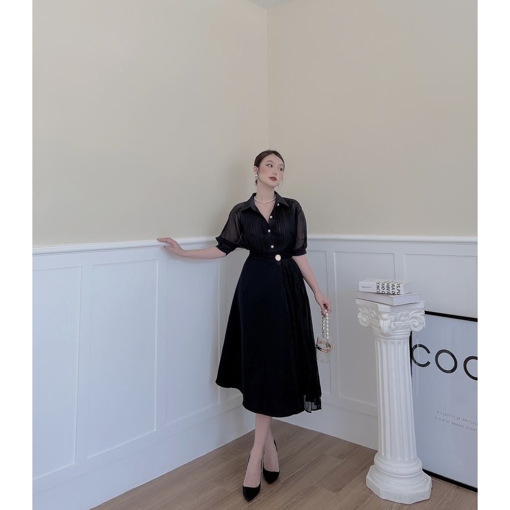 [BBSTORE'S] Áo Sơ Mi Voan Xếp Li -A873