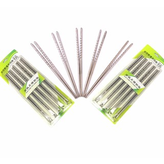 HỘP 5 ĐÔI ĐŨA INOX CAO CẤP