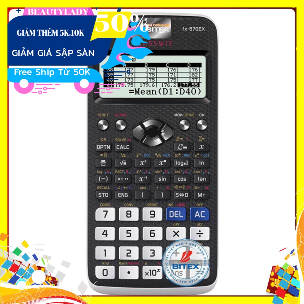 Máy Tính CASIO FX 580VNX Chính Hãng