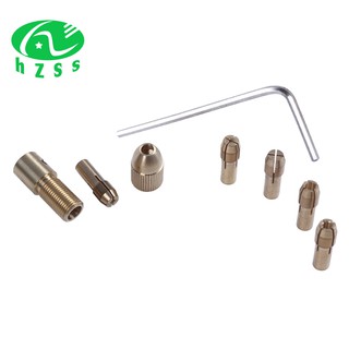 Set 8 Đầu Kẹp Mũi Khoan 0.5-3mm Cho Máy Khoan Mini H4