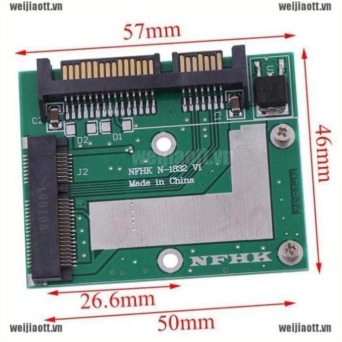 Bộ chuyển đổi SSD MSATA SANG SSD SATA | BigBuy360 - bigbuy360.vn
