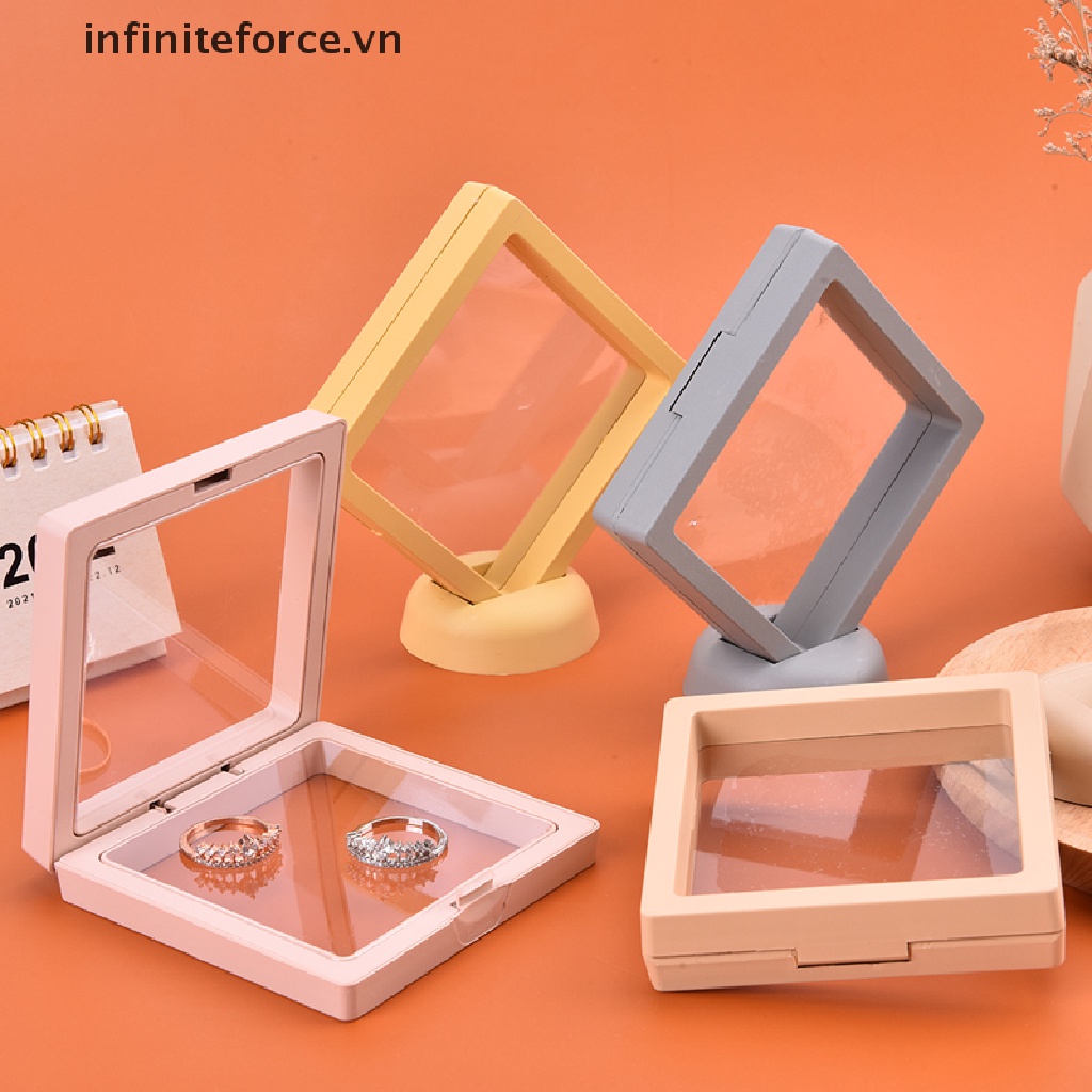 Hộp đựng nhẫn/ trang sức bằng PE chống bụi tiện dụng