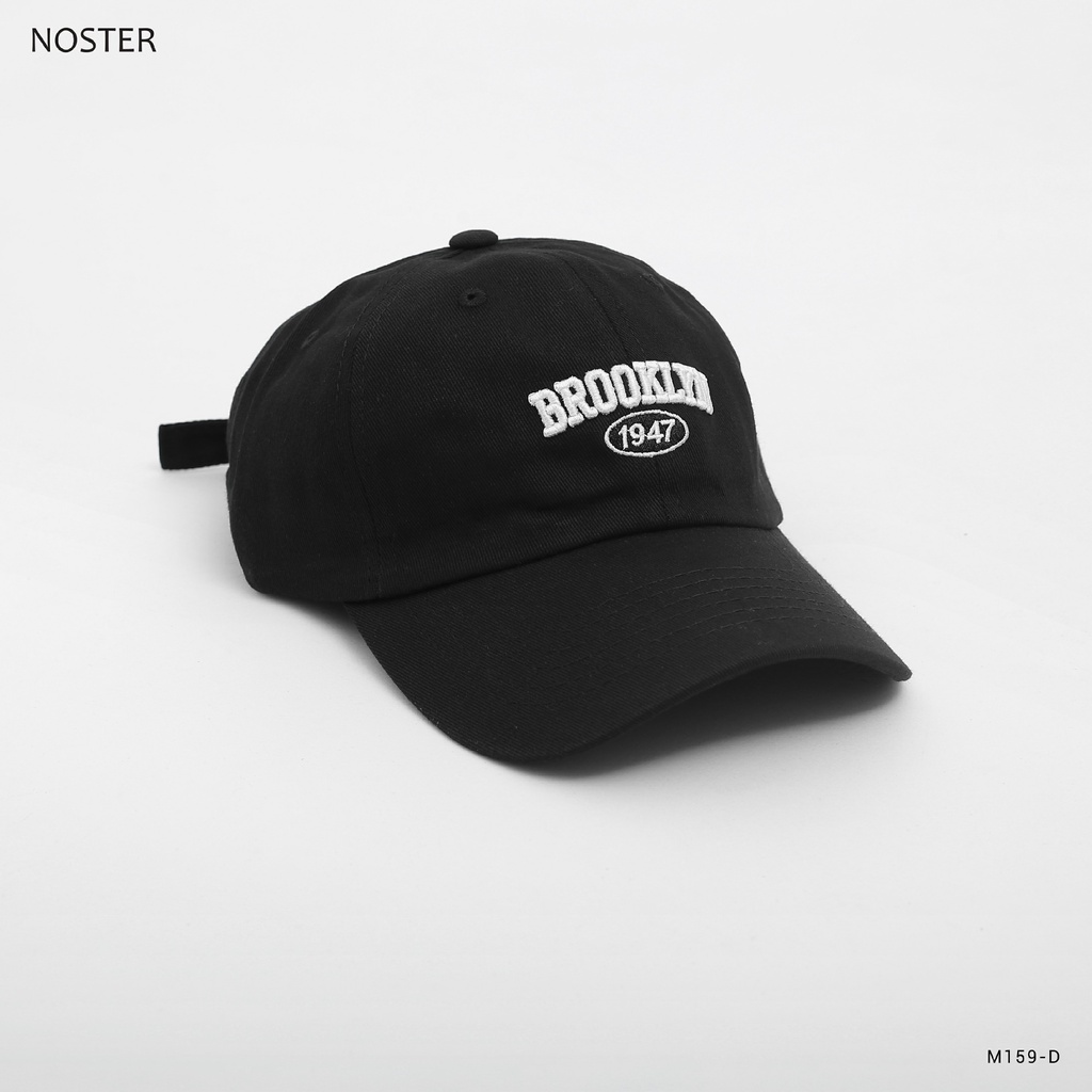 Mũ lưỡi chai, mũ cáp, hoạ tiết chữ thêu Brooklyn - NOSTER M159