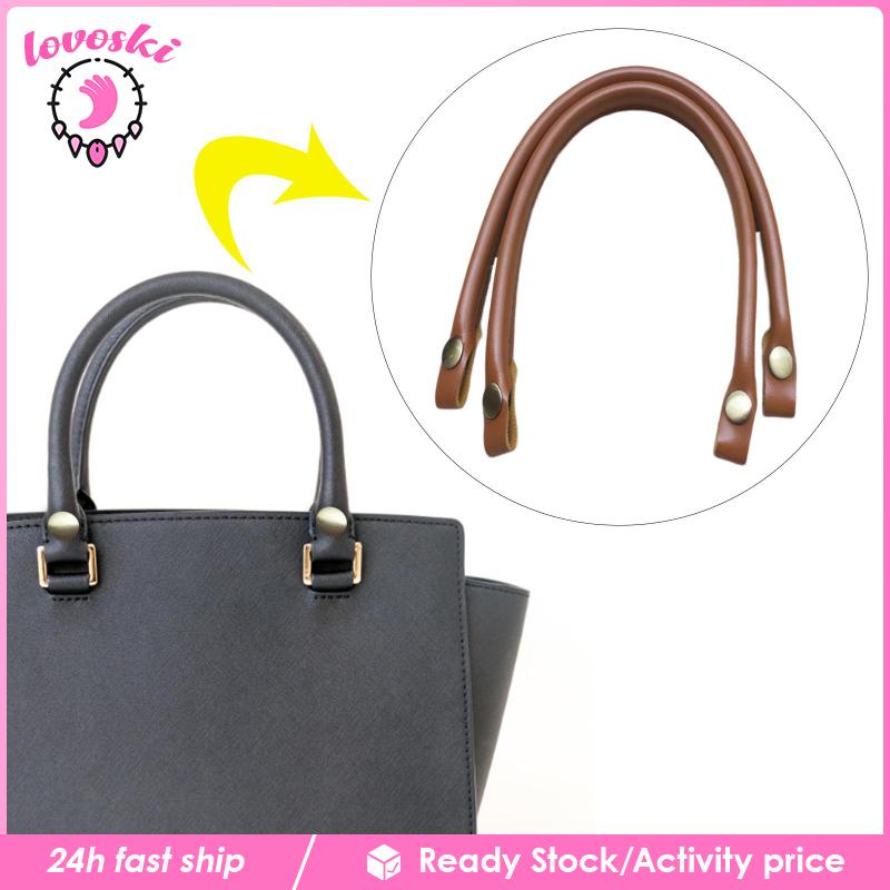 Set 2 Tay Cầm Túi Xách Da PU Thay Thế DIY