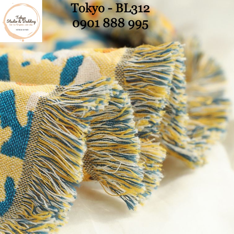 S71_Chăn Xô Organic Cotton Dòng Cao Cấp