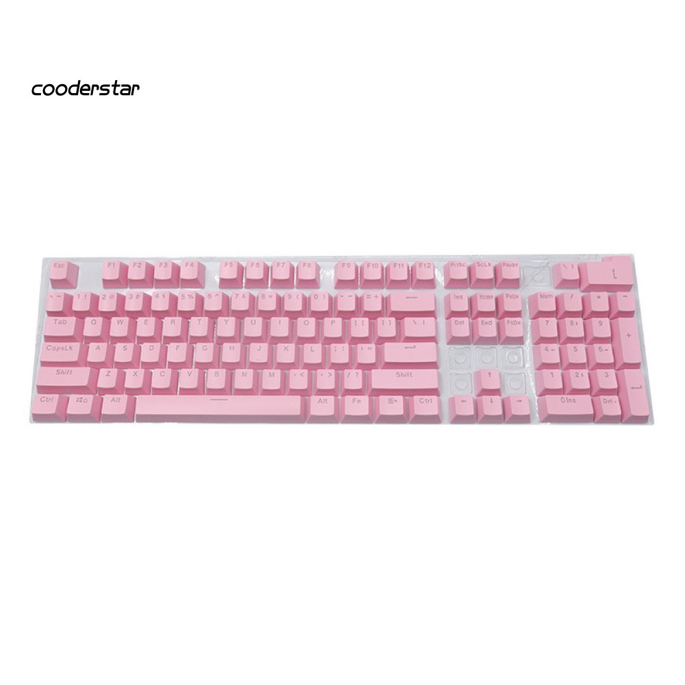 Bộ 104 Nút Bàn Phím Cơ Có Đèn Nền Nhiều Màu Sắc Dùng Thay Thế Tiện Dụng