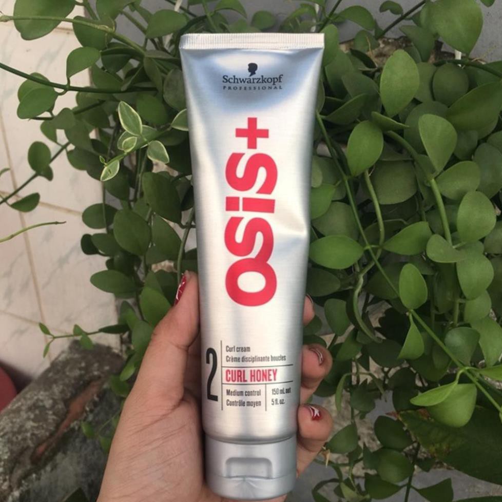 [Chính hãng] [Siêu rẻ] Kem tạo lọn sóng xoăn giữ nếp tóc Schwarzkopf Osis+ 2 Curl Honey Cream 150ml