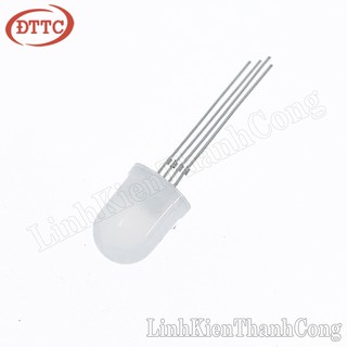 Bộ 10 Chiếc LED F10 10mm RGB Đục (Anot Chung)