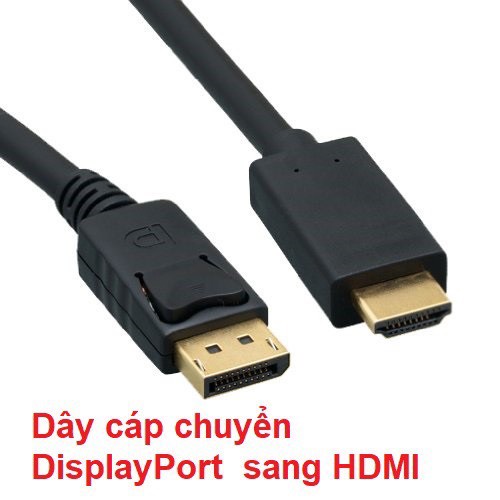 Dây Cáp Chuyển Đổi 1.8m Displayport Dp Sang Hdmi Cho Máy Vi Tính Pc Case Đồng Bộ Laptop Hdtv Dv máy tính bảng