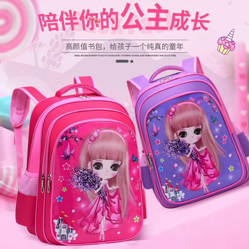 Ba Lô Đi Học Siêu Nhẹ In Họa Tiết Hoạt Hình Dễ Thương Cho Bé Mẫu Giáo Scho