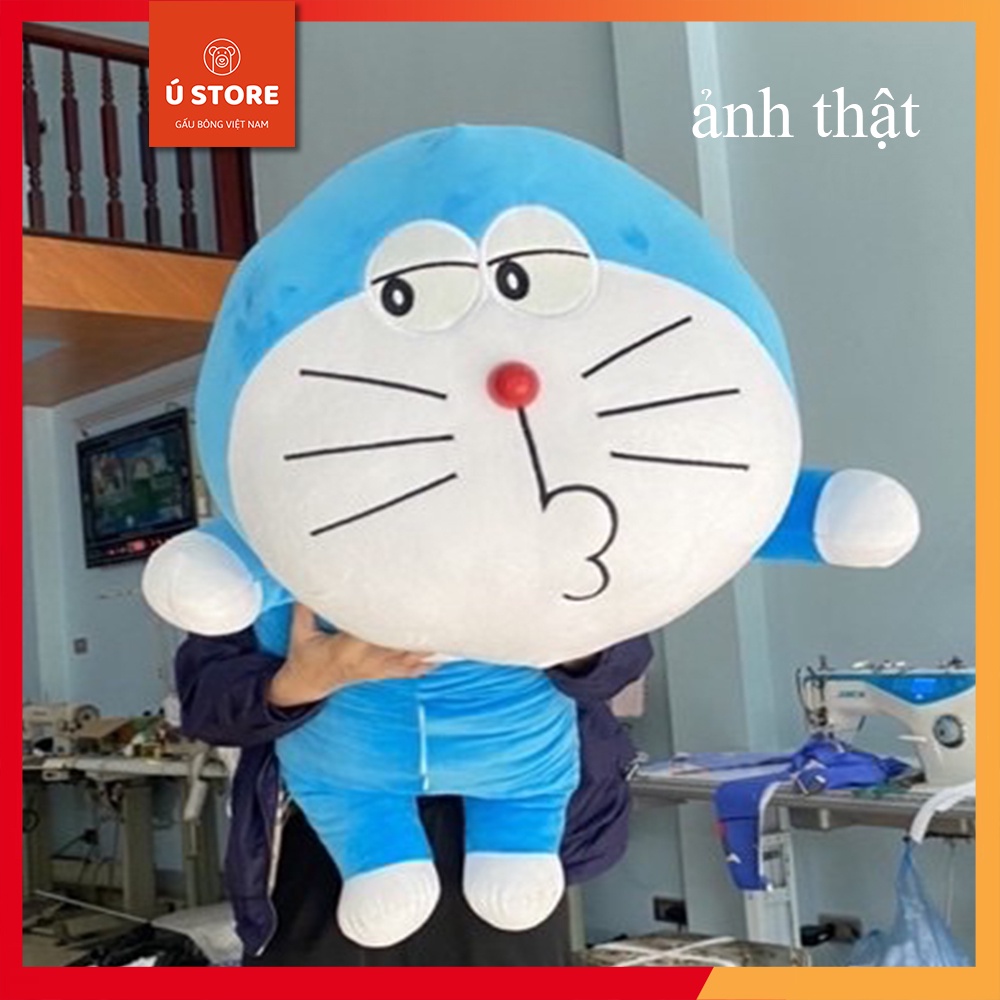 Gấu bông doraemon nằm khổng lồ, Gối Ôm doraemon Size Lớn Mềm Mịn Bông Gòn Êm Ái Yuta Home