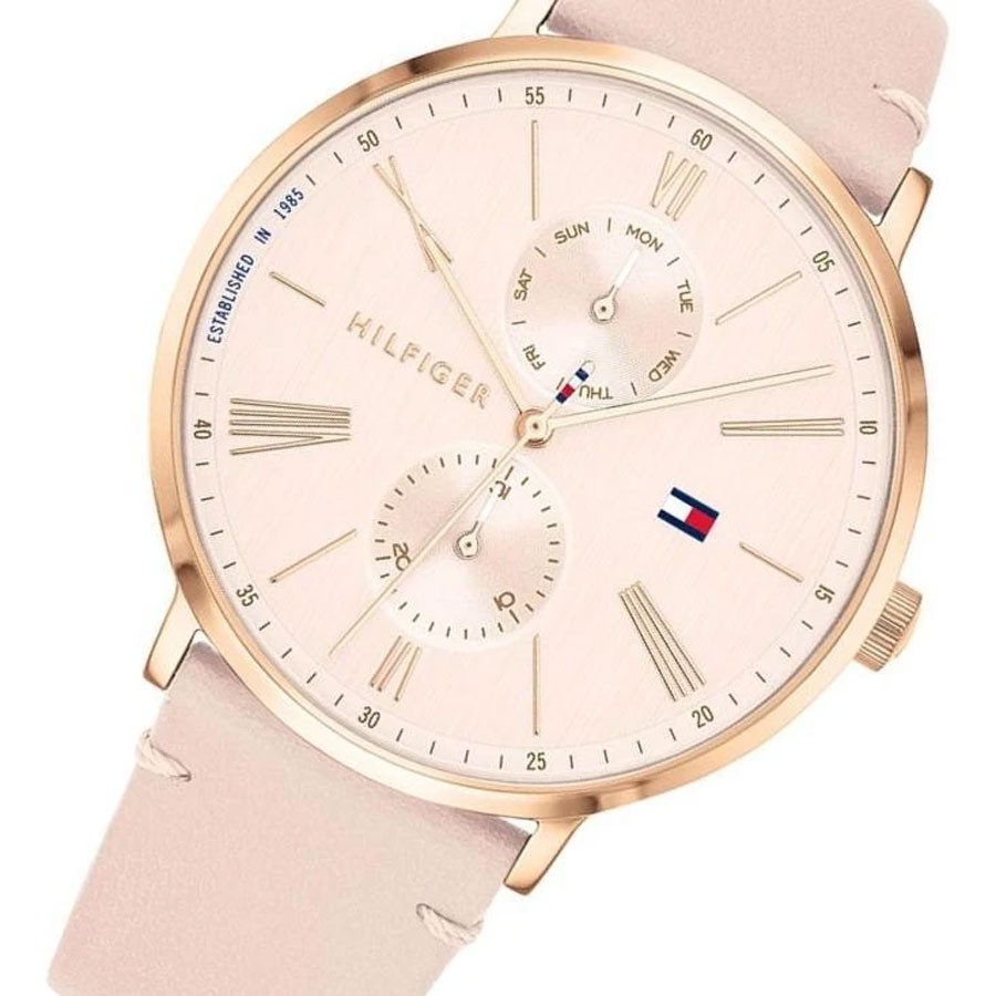 Đồng Hồ Tommy Hilfiger Nữ Dây Da Pin-Quartz 1782071 - Mặt Hồng (38mm)