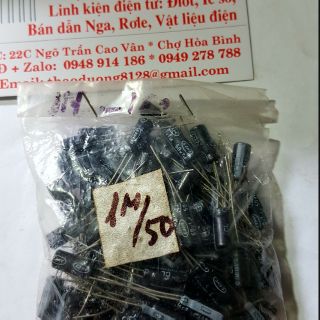 Tụ 1 mf 50 v combo 50 cái
