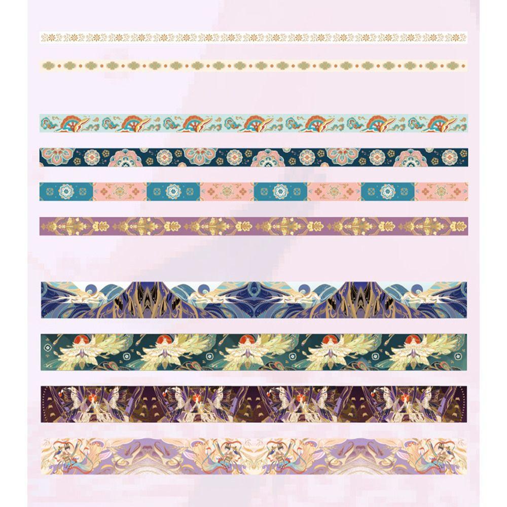 PISTA Set 20 Cuộn Băng Keo Washi Phong Cách Trung Hoa Độc Đáo Mới