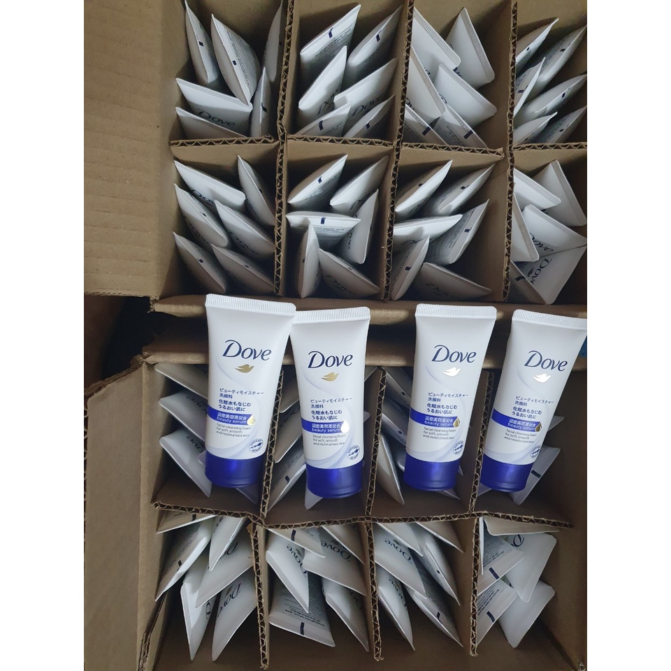 Sữa rửa mặt Dove Beauty serum Tái Tạo, Phục Hồi Da, dưỡng ẩm nội địa Nhật 30g