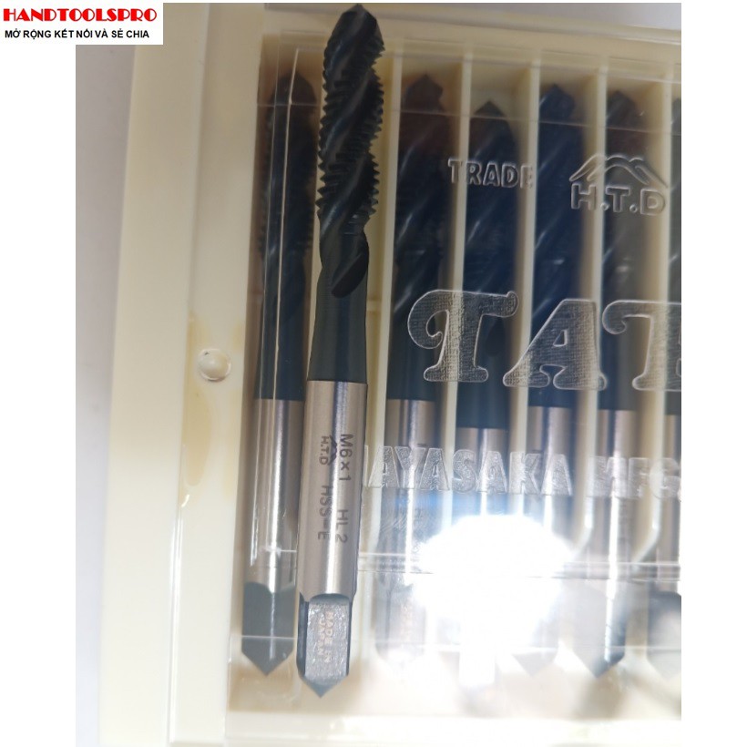 Mũi Taro xoắn dùng máy Nhật Bản HTD HSSE SFT từ M3 --- M16mm HL2 OX siêu bền cứng