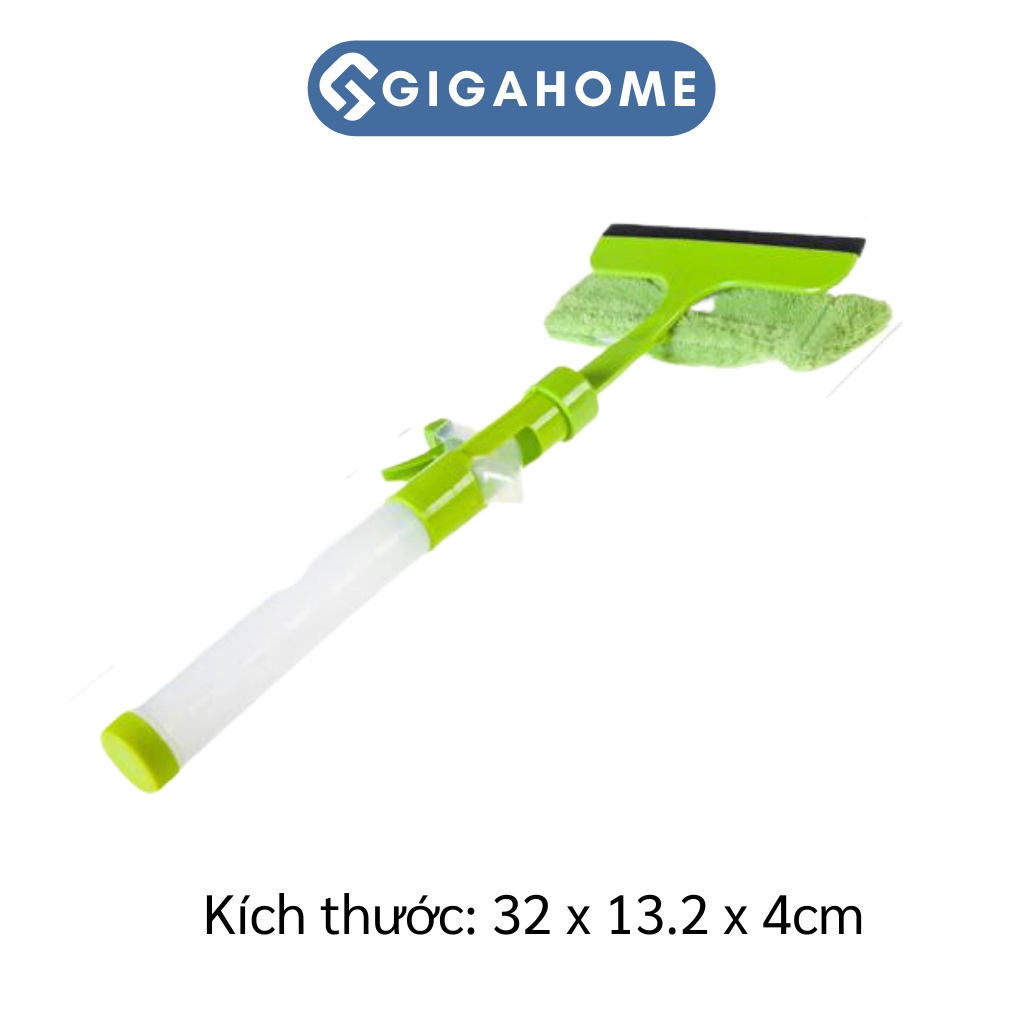 Cây Lau Kính Cầm Tay Kèm Bình Xịt Tiện Lợi GIGAHOME 5877