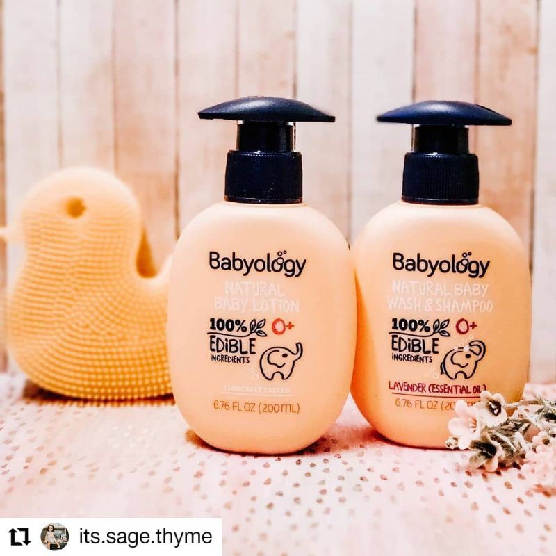 LOTION DƯỠNG ẨM ORGANIC BABYOLOGY CHO BÉ TỪ SƠ SINH (HÀNG NHẬP MỸ)