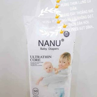 Bỉm quần nanu baby 50 miếng size M,L,XL,XXL