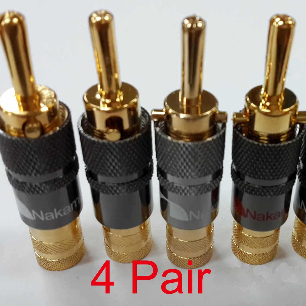 Set 4 cặp jack cắm bắp chuối cho loa