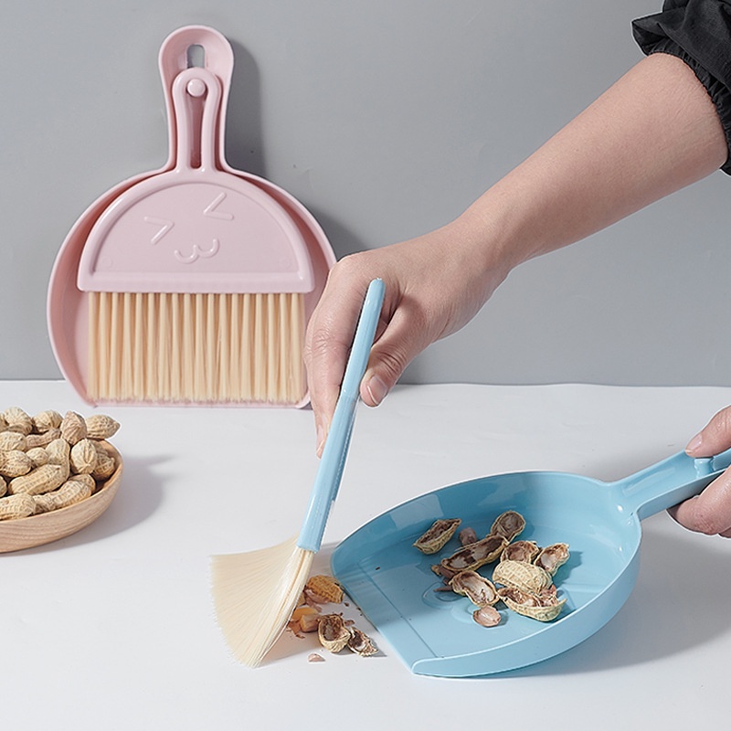 Bộ Chổi Và Xẻng Hốt Rác Mini Tiện Dụng Cho Gia Đình/ Văn Phòng