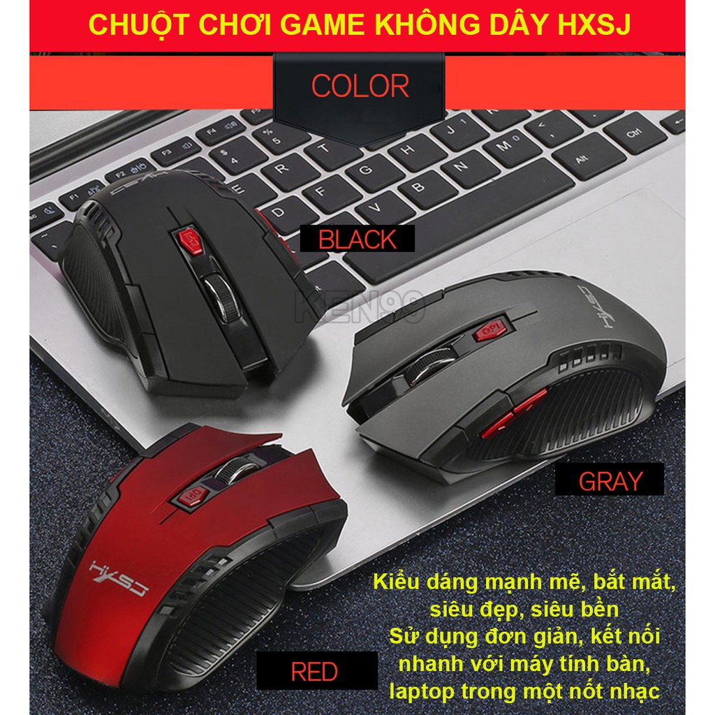 Mua Chuot Ko Day Gia Re, Chuột Chơi Game Tốt, Giá Rẻ Nhất Thị Trường, Mua Ngay Chuột Chơi Game Hxsj Siêu Nhạy, Bền Đẹp