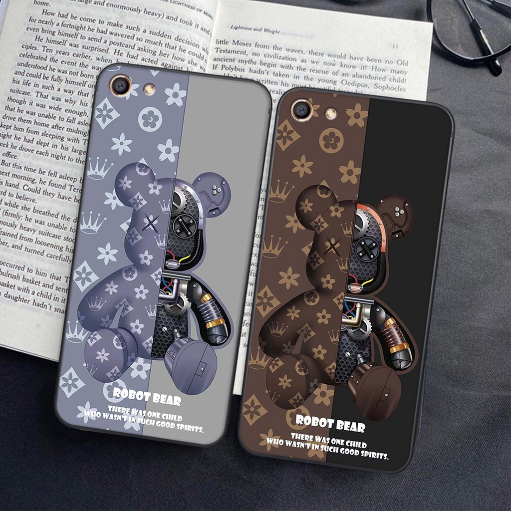 Ốp lưng Oppo A59/ F1S / F3/ F3 LITE / F3 PLUS in hình Gấu nâu - hồng, Gấu Be@rick  cực CUTE, DỄ THƯƠNG