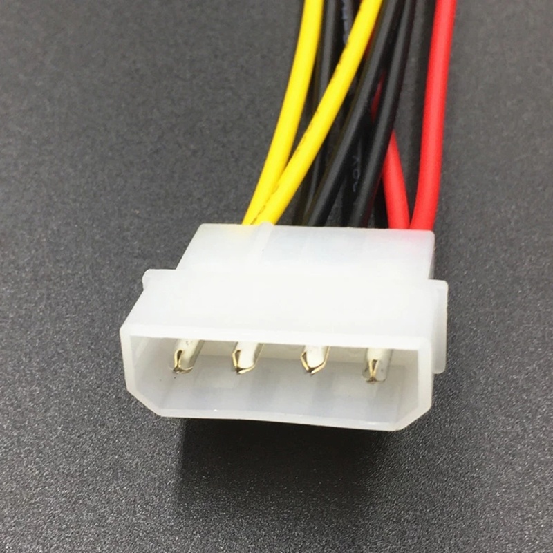 Dây cáp chuyển đổi nguồn 1 sang 2 Sata 15Pin 4Pin IDE